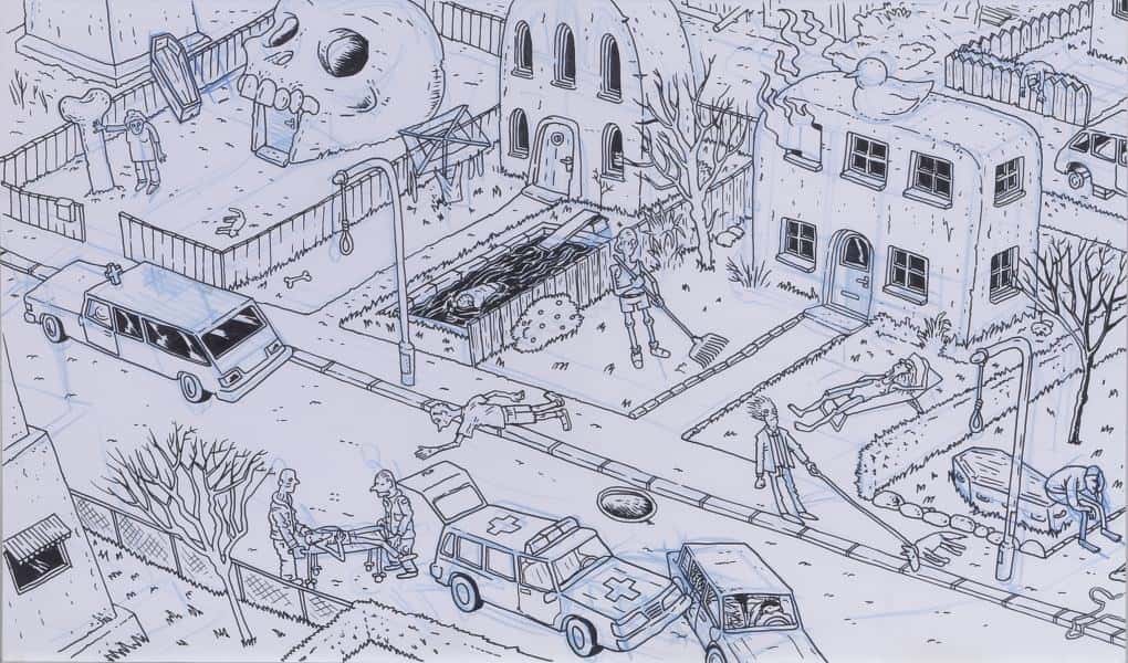 Zombieland av Flu Hartberg