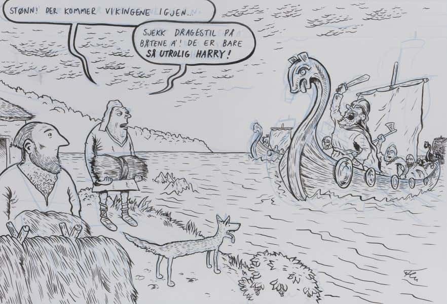 Harry vikinger av Flu Hartberg