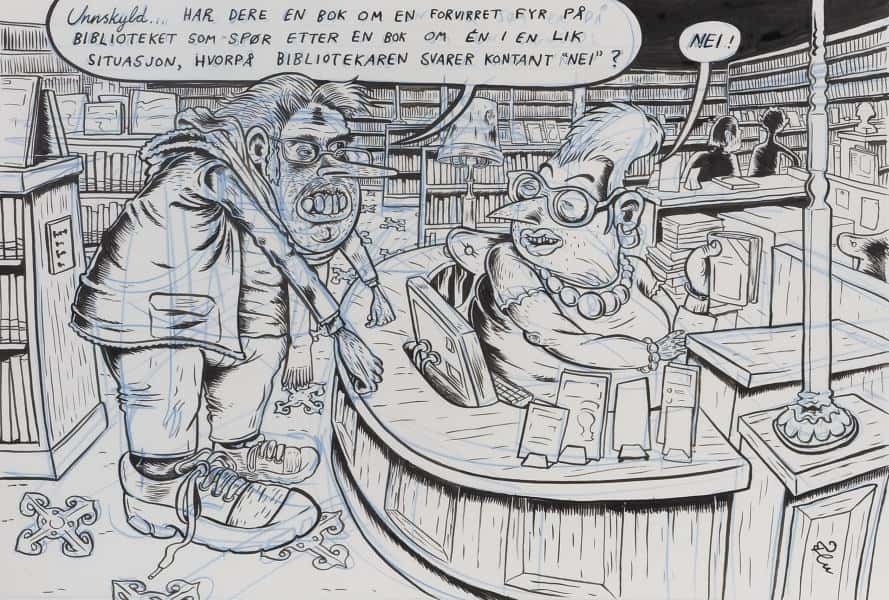 Forvirret fyr av Flu Hartberg