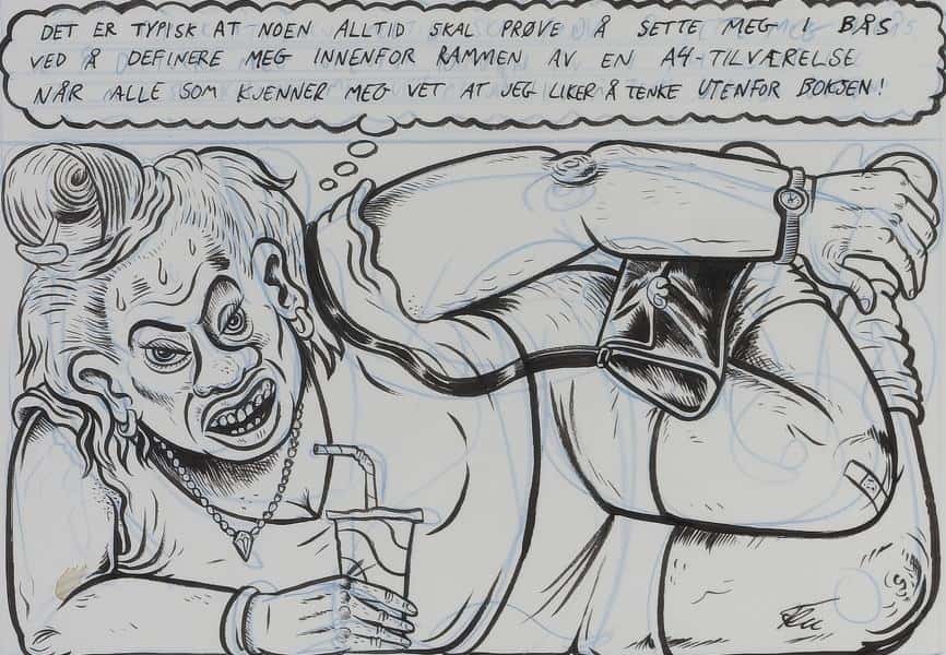 Innafor boksen av Flu Hartberg