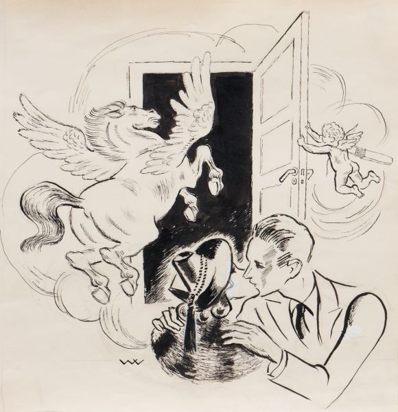 Amor vs Pegasus av William Lunden