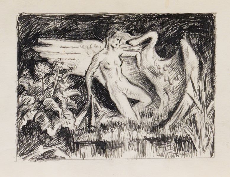Leda & svanen av William Lunden