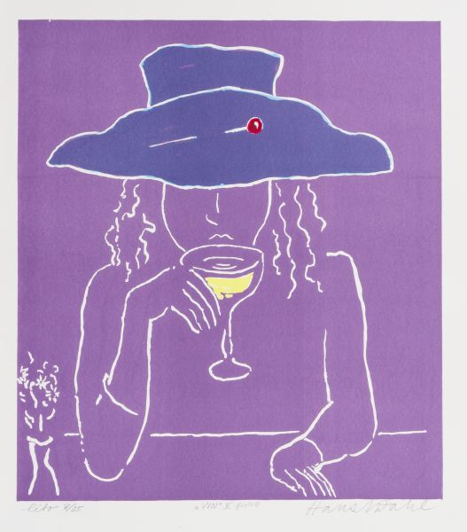 Vin II Violett av Hans Normann Dahl