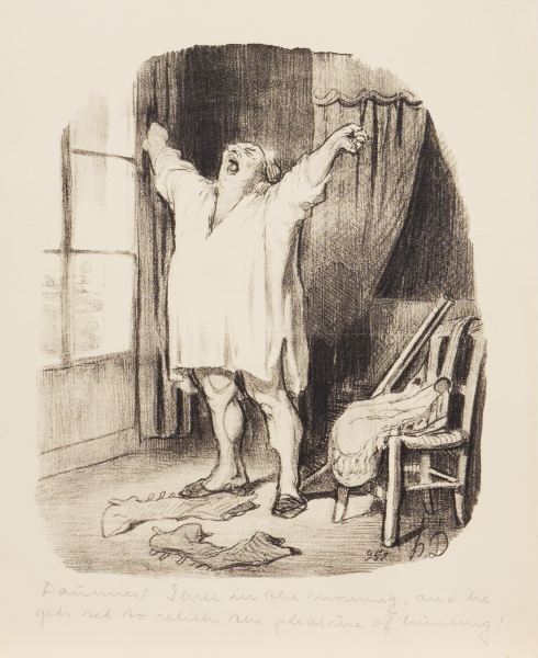 Gjesp av Honoré Daumier