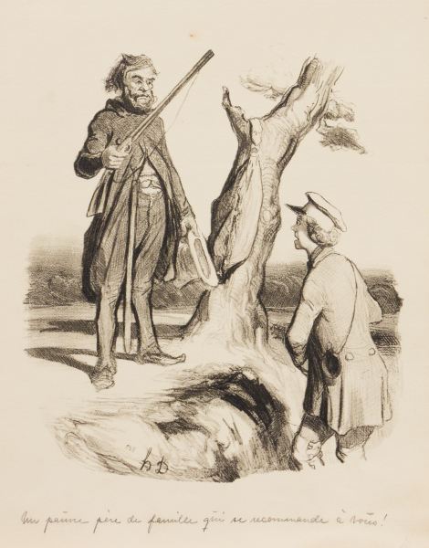 Ingen tittel av Honoré Daumier
