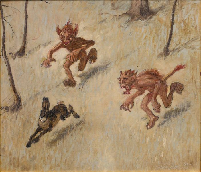 To skovdjævle av Honoré Daumier