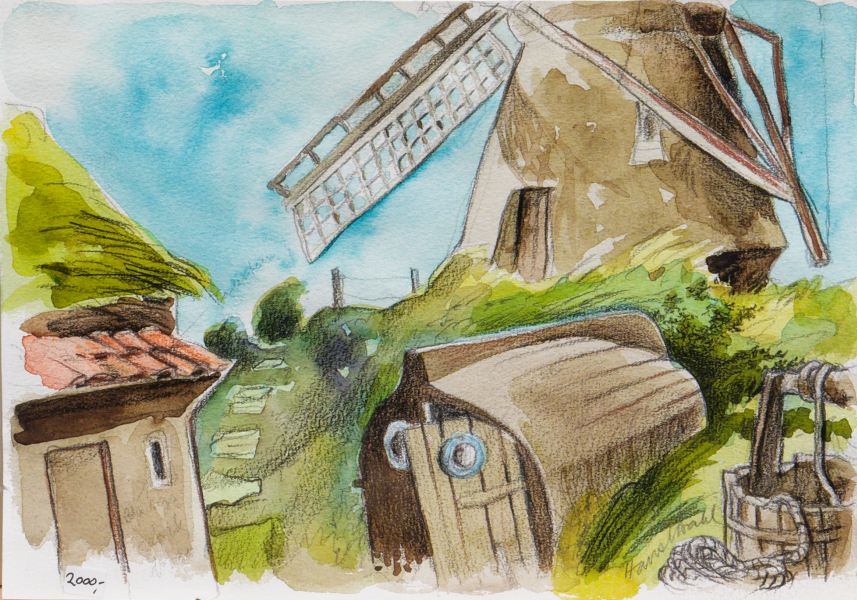 Vindmølle av Hans Normann Dahl