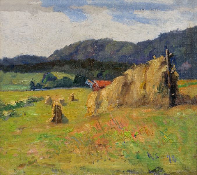 Fra Asker 1898 av Andreas Singdahlsen